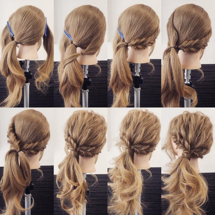 Простые причёски на длинные