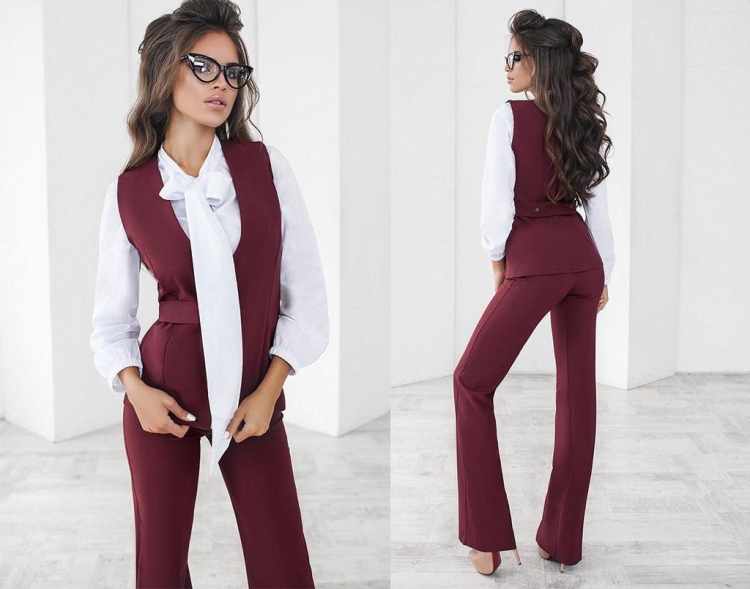 Комбинезон с пиджаком женский