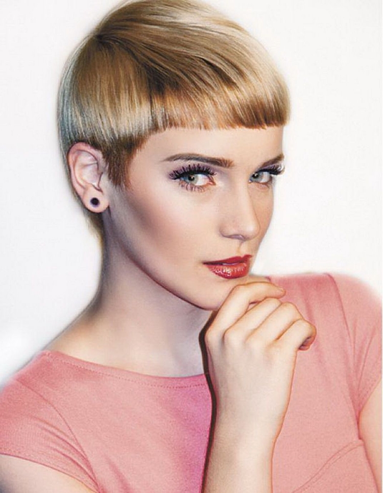 Маллет с короткой челкой