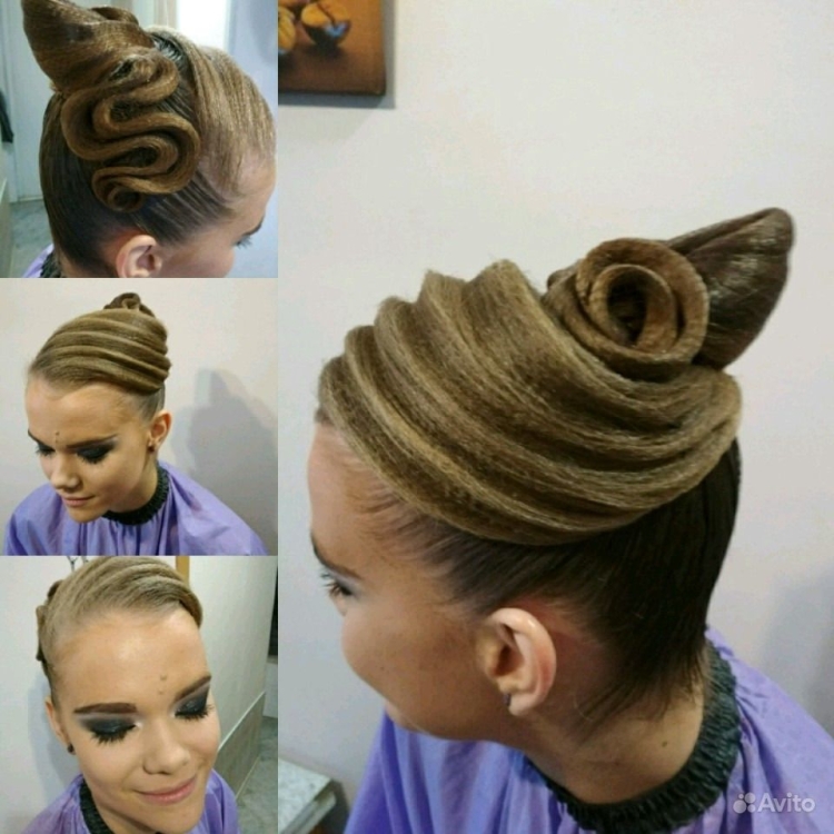 Прически для спортивно бальных танцев