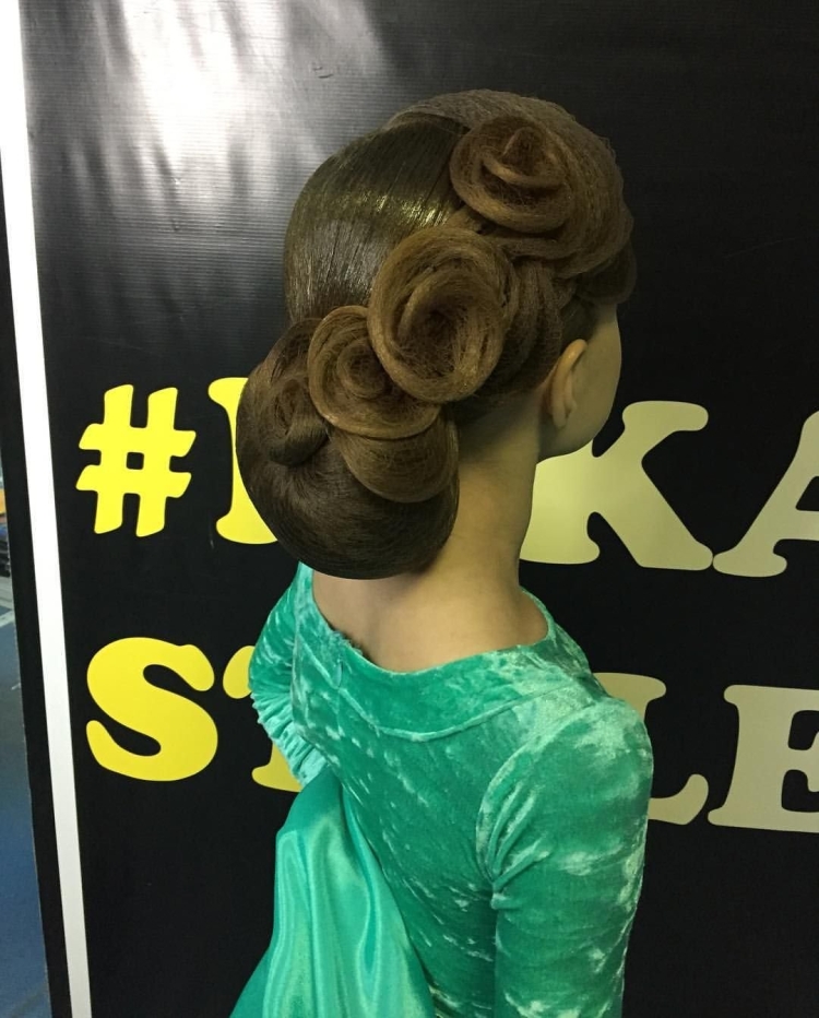 Конкурсные прически для бальных танцев