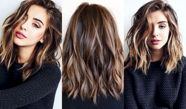 Балаяж на волосы по плечи