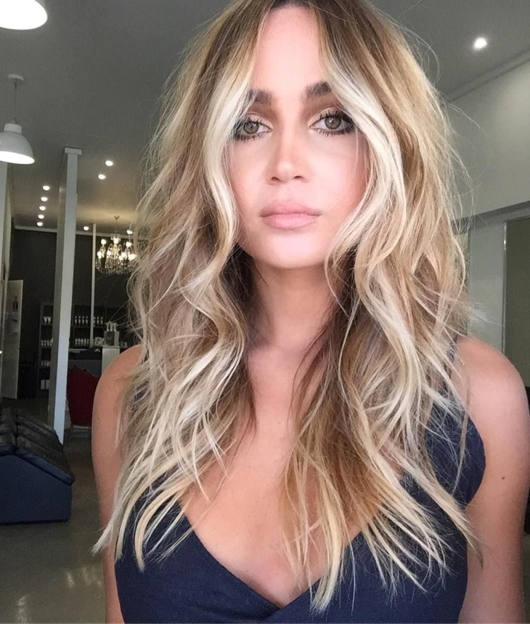 Контуринг в мелирование блонд