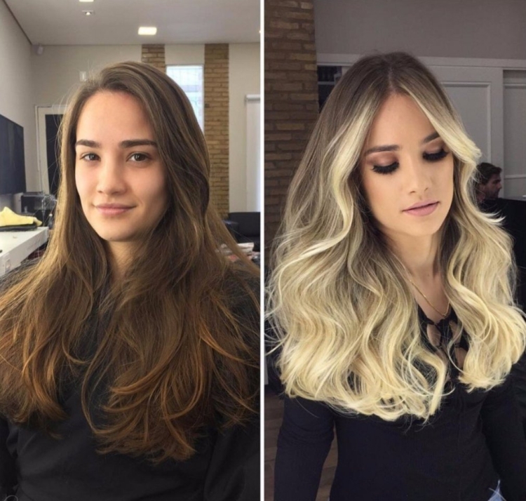 Шатуш из темного в светлый