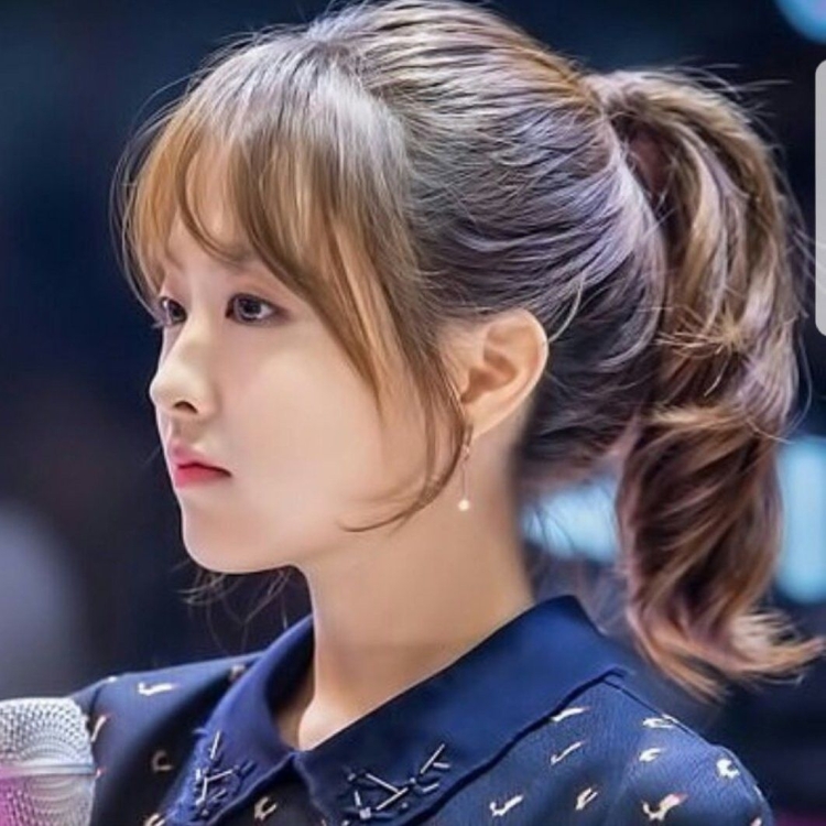 Корейский маллет с челкой