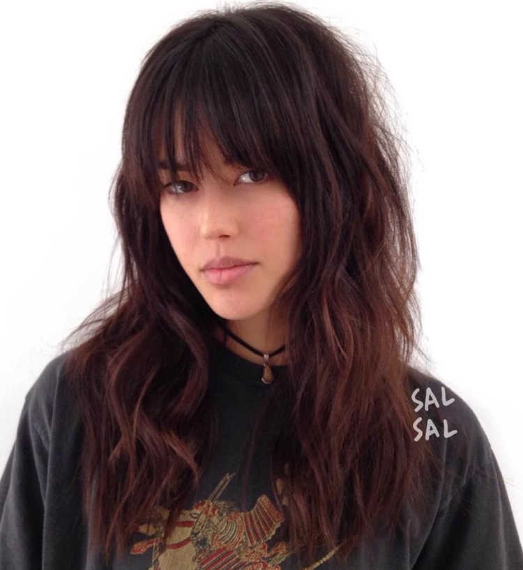 Маллет Каскад женская Корея