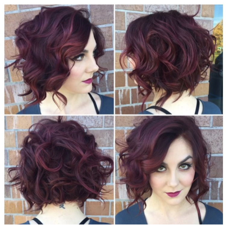 Локоны на Боб каре с удлинением