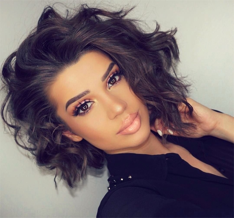 Красивые оттенки волос для брюнеток