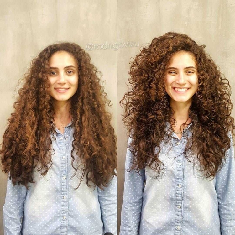 Прямые и кудрявые волосы