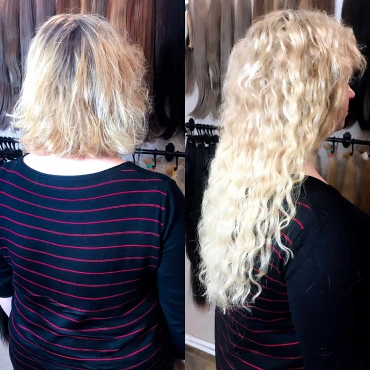 Копна наращивание волос работа