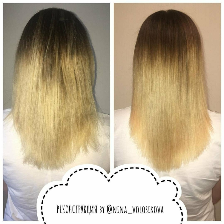 Ботокс на негустые волосы