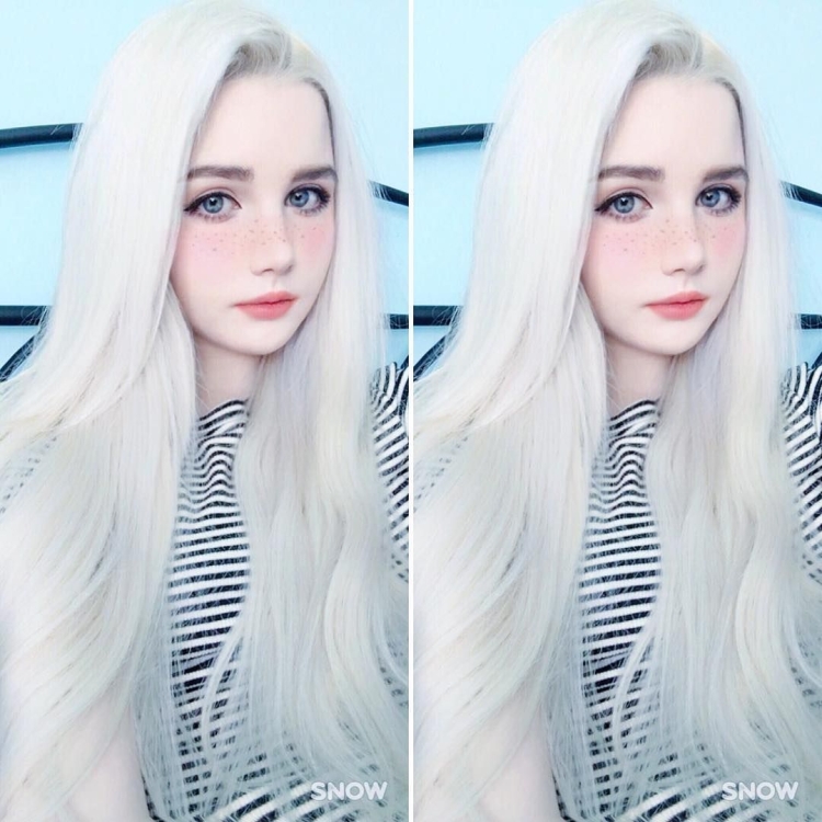 Блоггеры с белыми волосами девочки