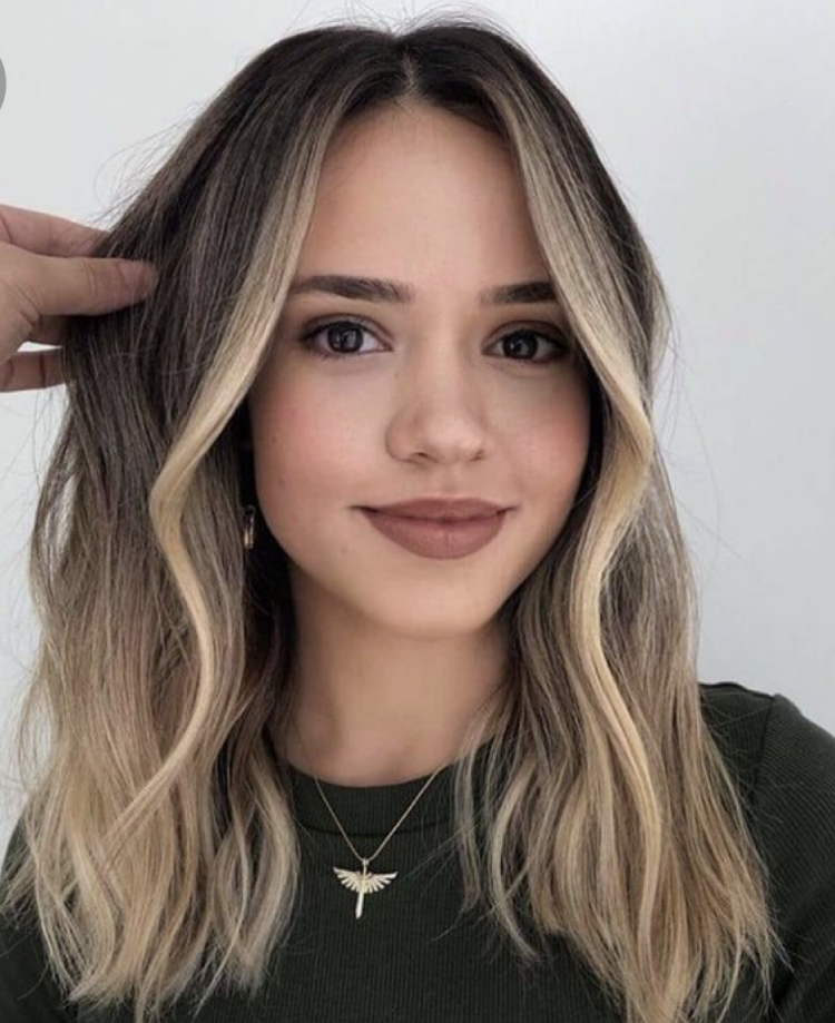 Смоки блонд окрашивание