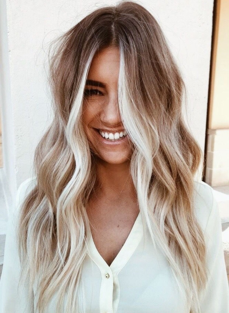 Контуринг балаяж блонд