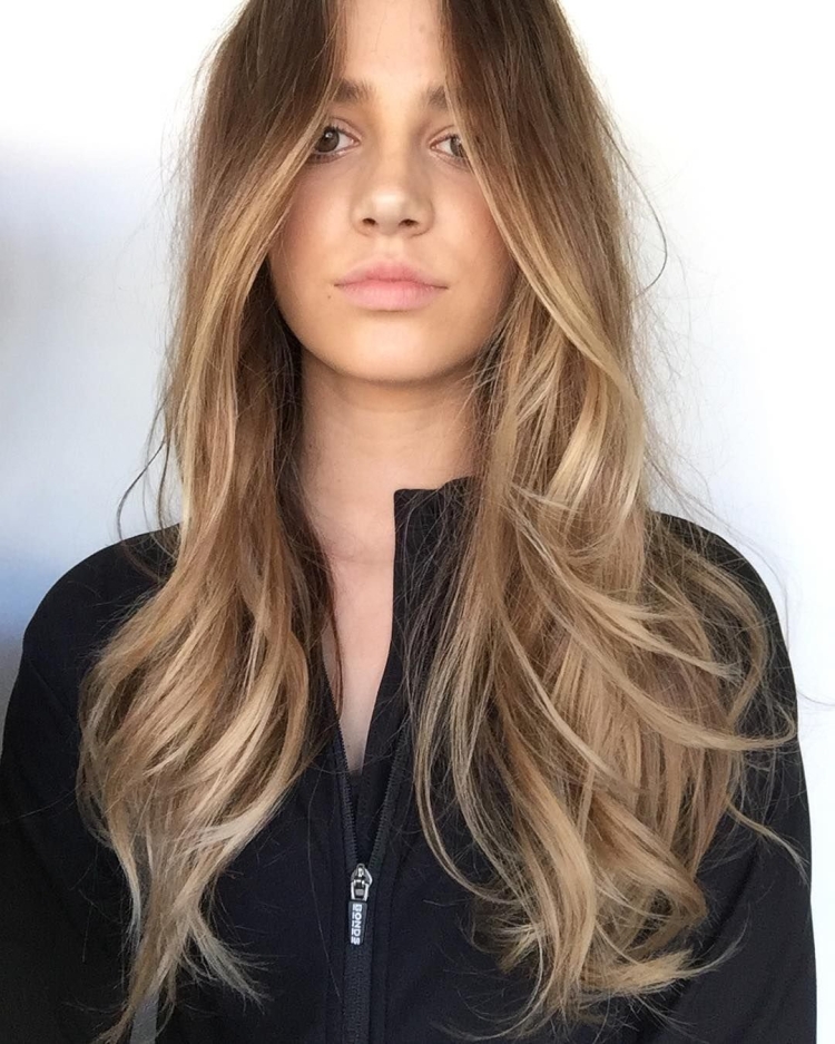 Контуринг балаяж блонд