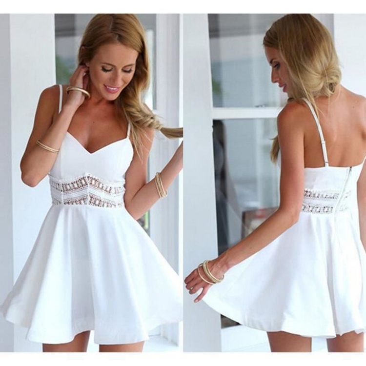 Платье на бретелях летнее