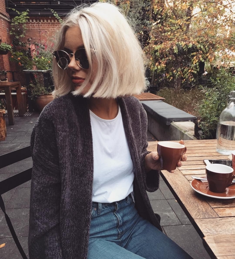 Красивые блондинки с каре