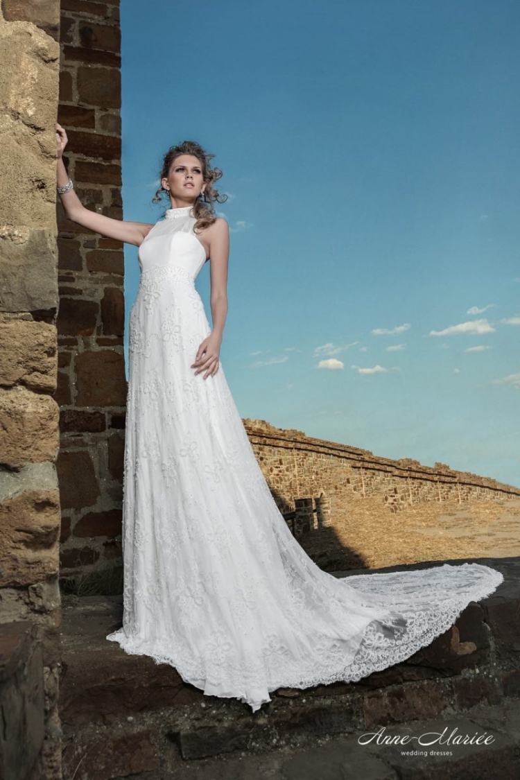 Свадебное платье с американской проймой