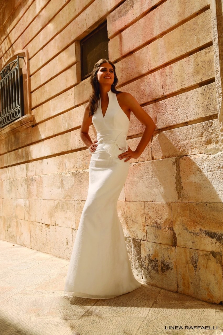 Свадебное платье с американской проймой