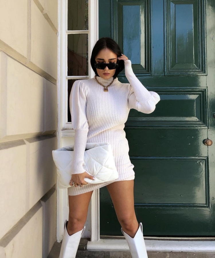 Белое на молнии платья 2022-2023 Италия фото