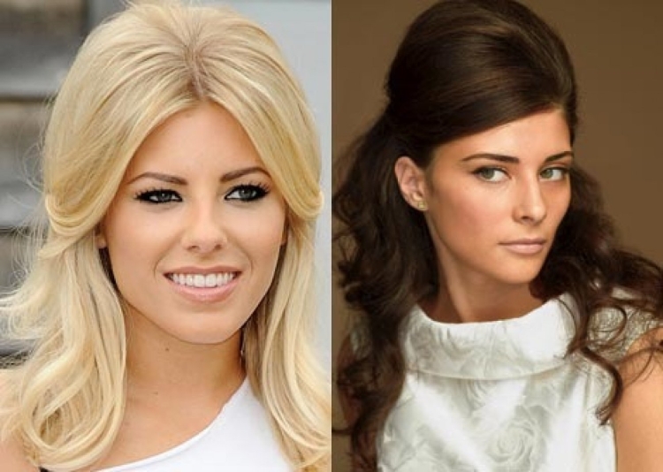 Прически с начесом на средние волосы распущенные