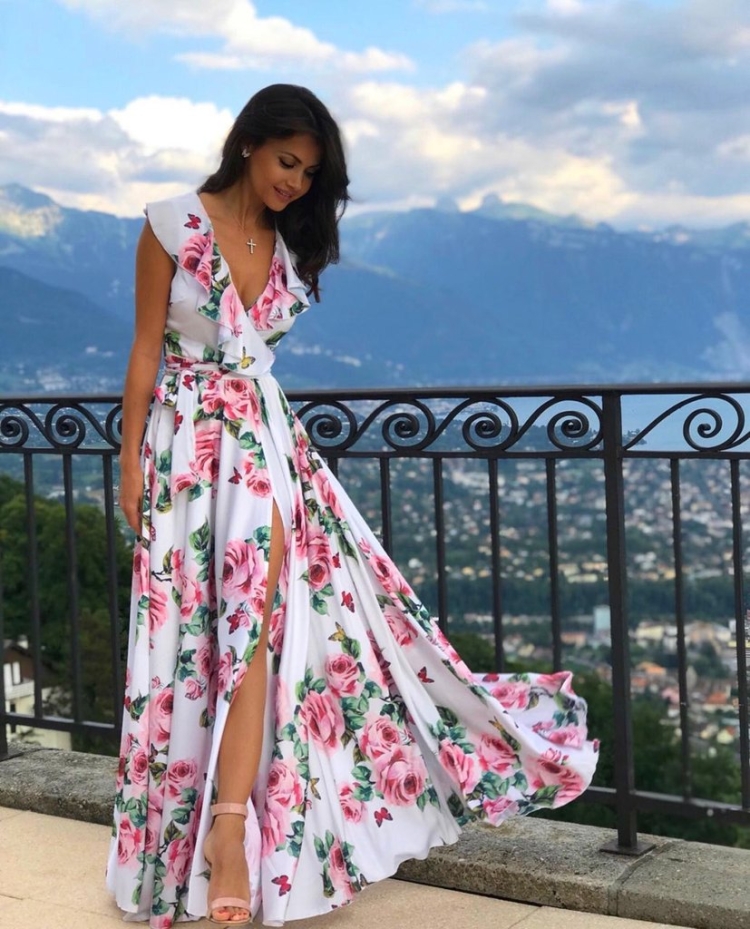 Платье с запахом