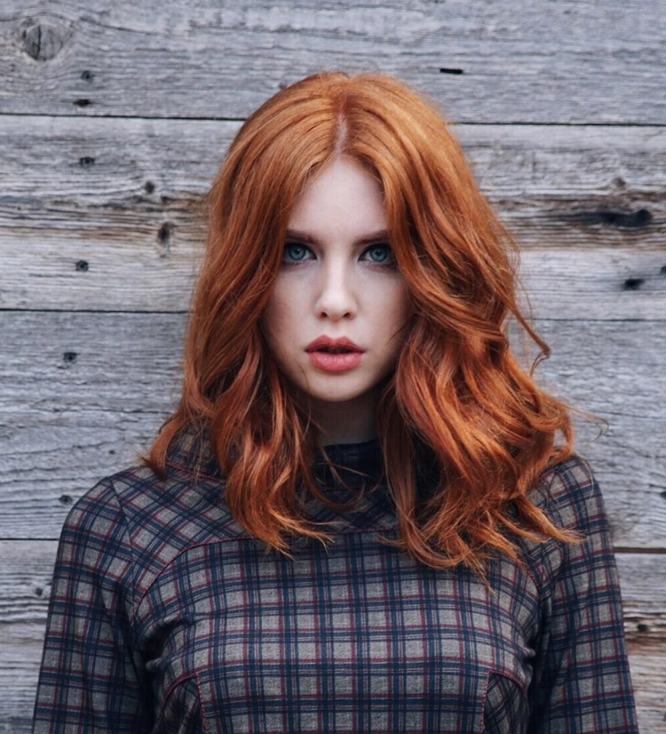 Оливия Винтер модель рыжая