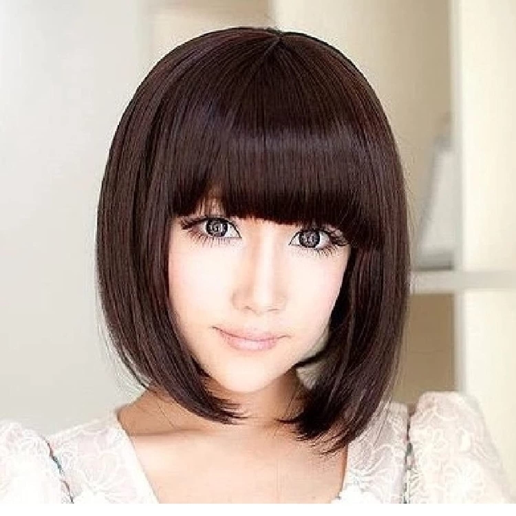 Каре с челкой для девочки