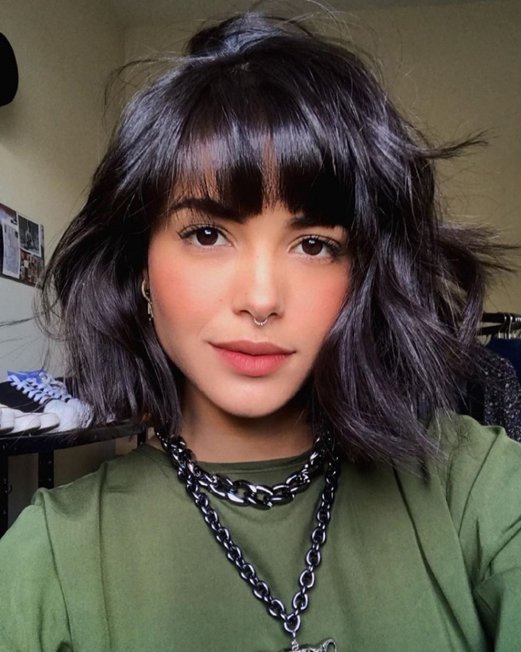 Филированная челка 2022