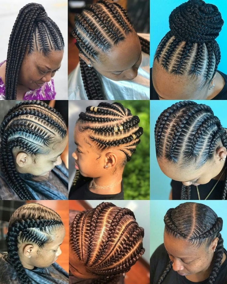 Африканские косички пошагово