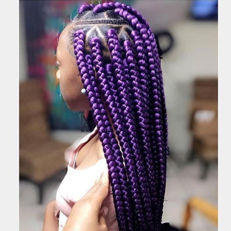 Плетение афрокосы с канекалоном