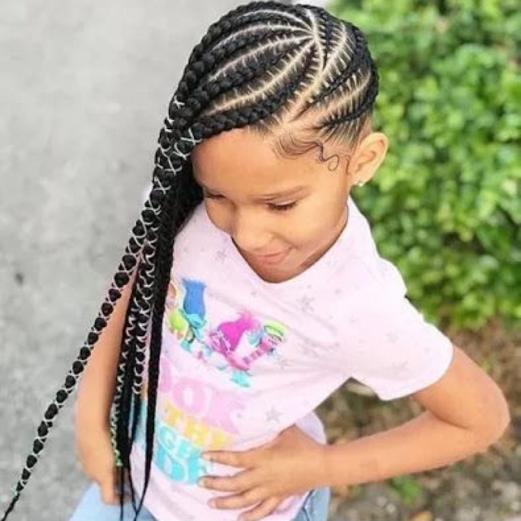 Афрокосы детям