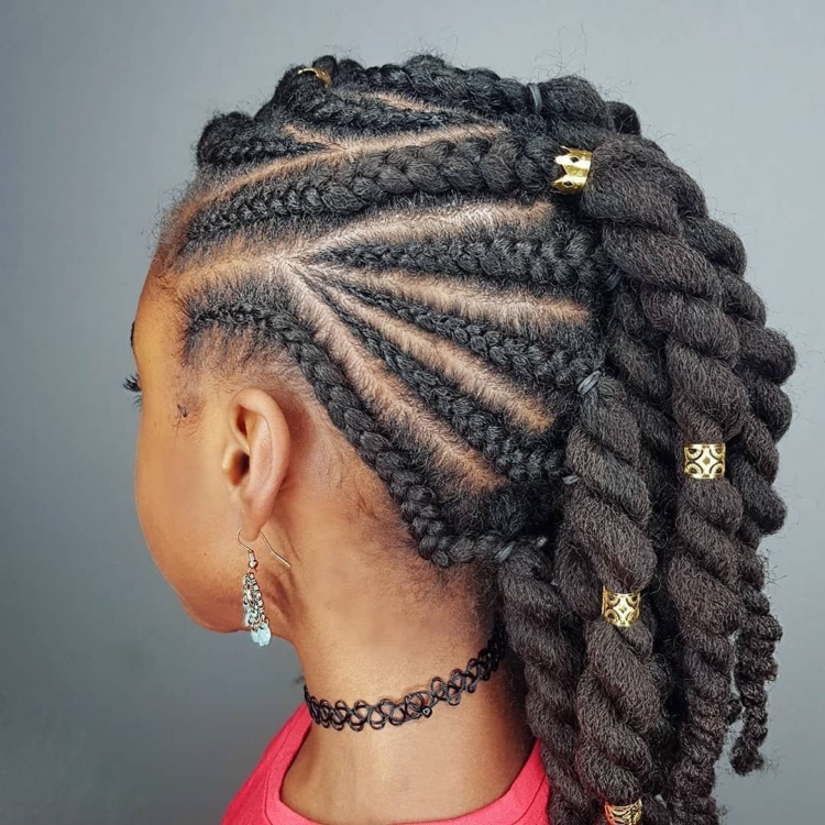 Африканские косички для девочек