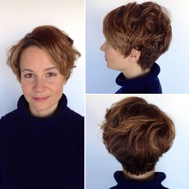 Кудрявые волосы стрижка Пикси-Боб для полных женщин?
