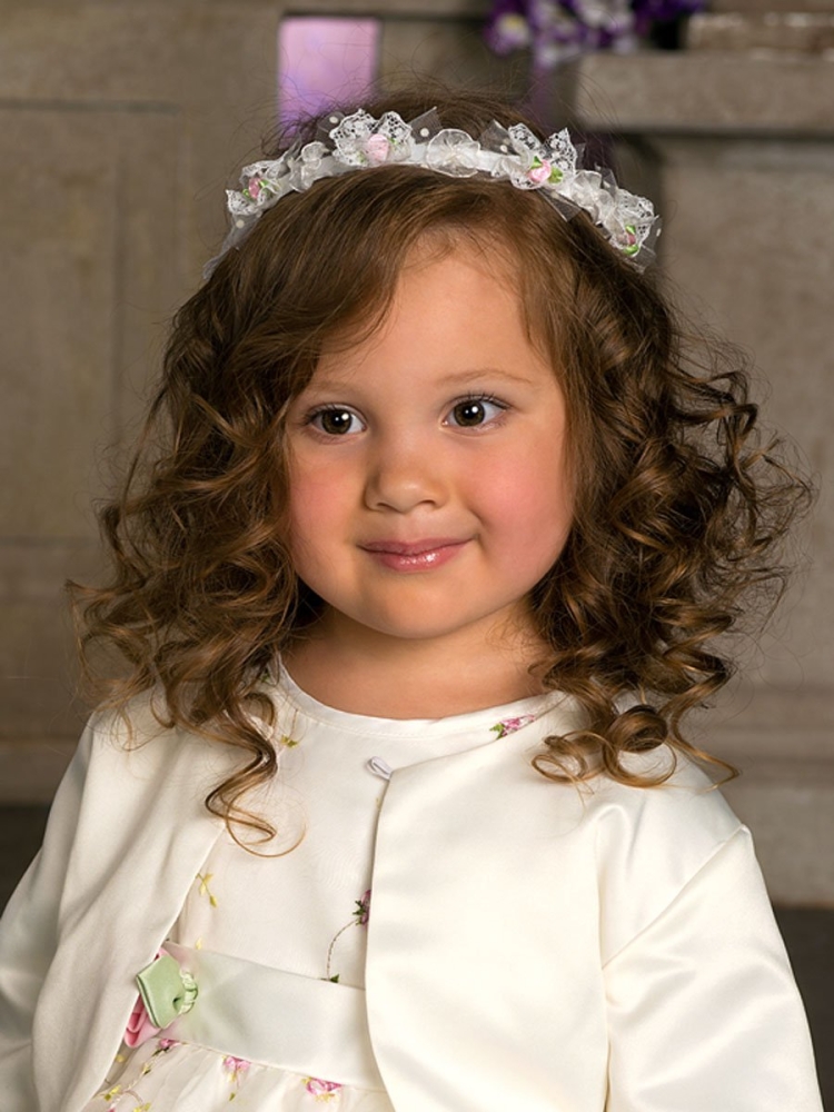 Детские прически с ободком