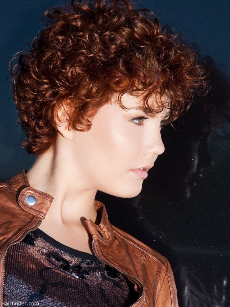 Гаврош на волнистые волосы