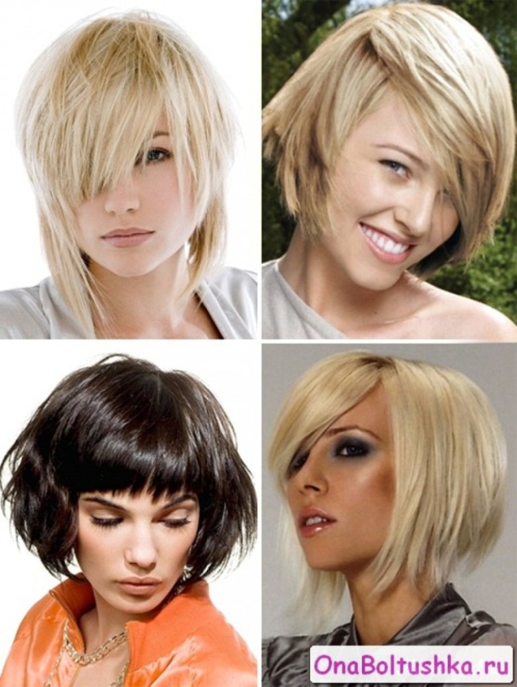Стрижка градуированное каре с челкой