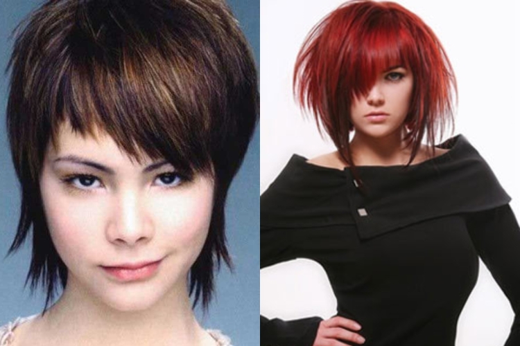 Стрижка Каскад асимметрия