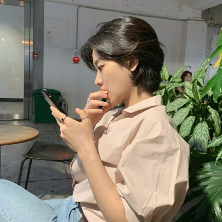 Hair korean томбои girl