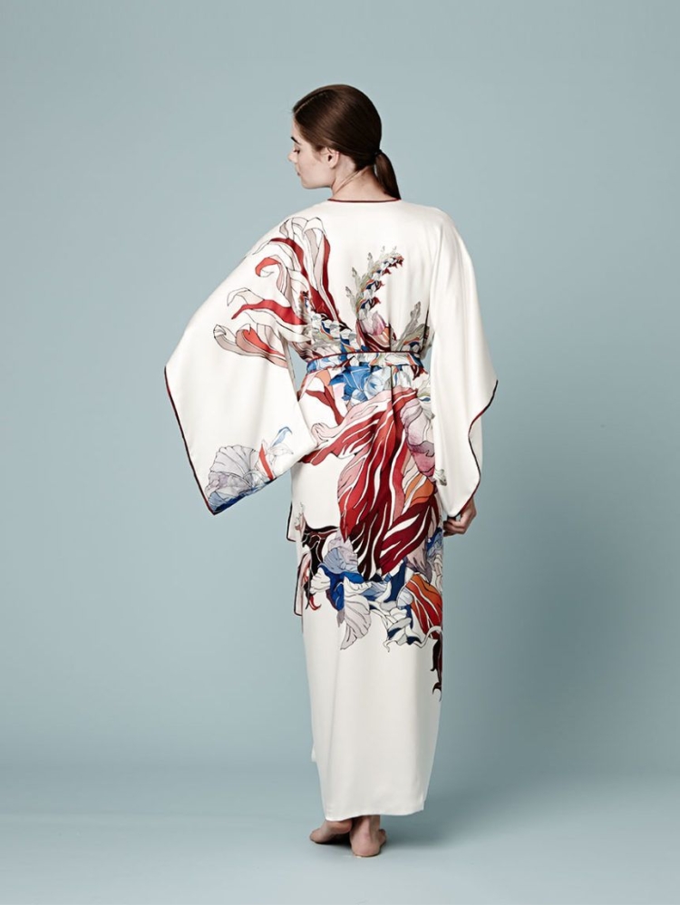 Платье кимоно из хлопка