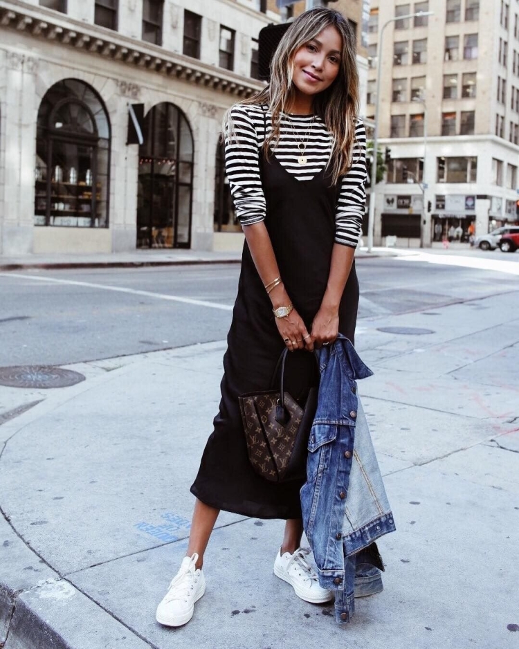 Платье поверх водолазки