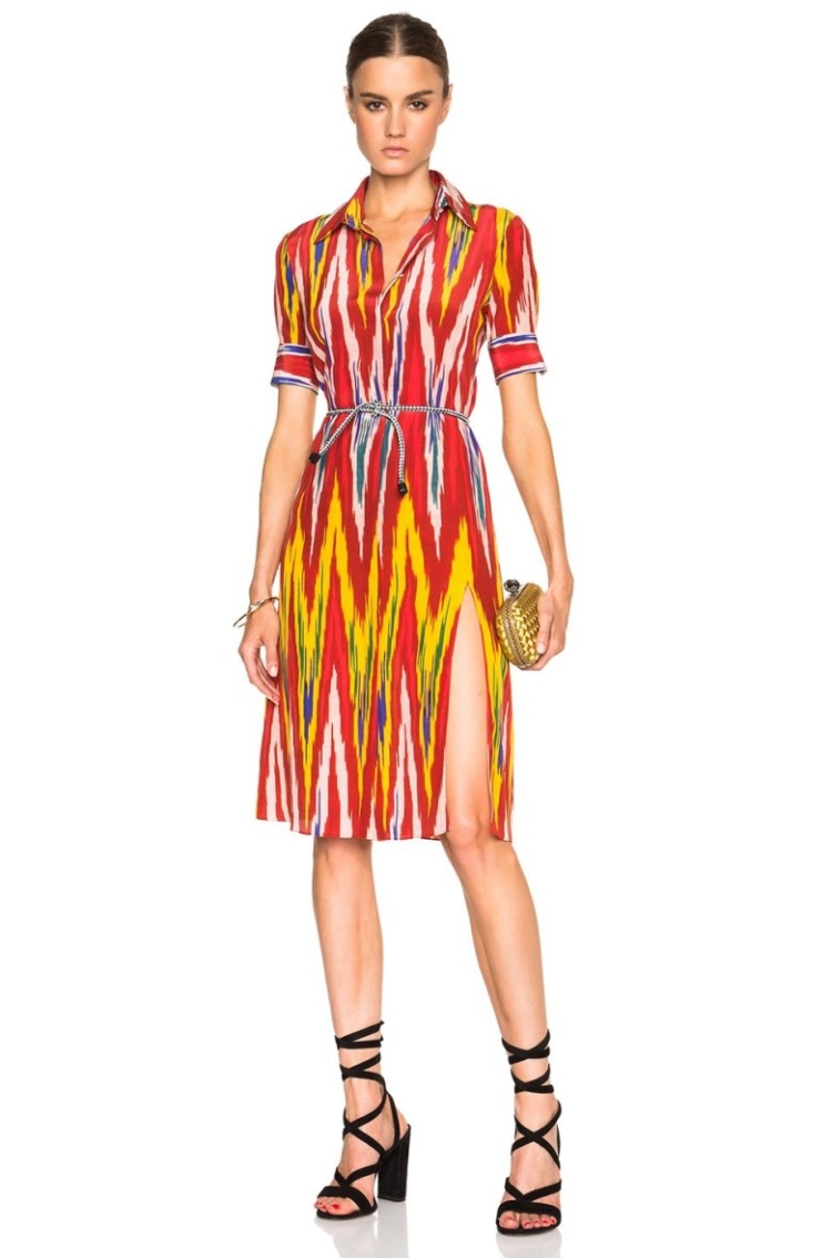 Атлас узбекский икат