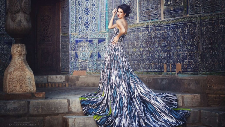 Узбекские вечерние платья для девушек