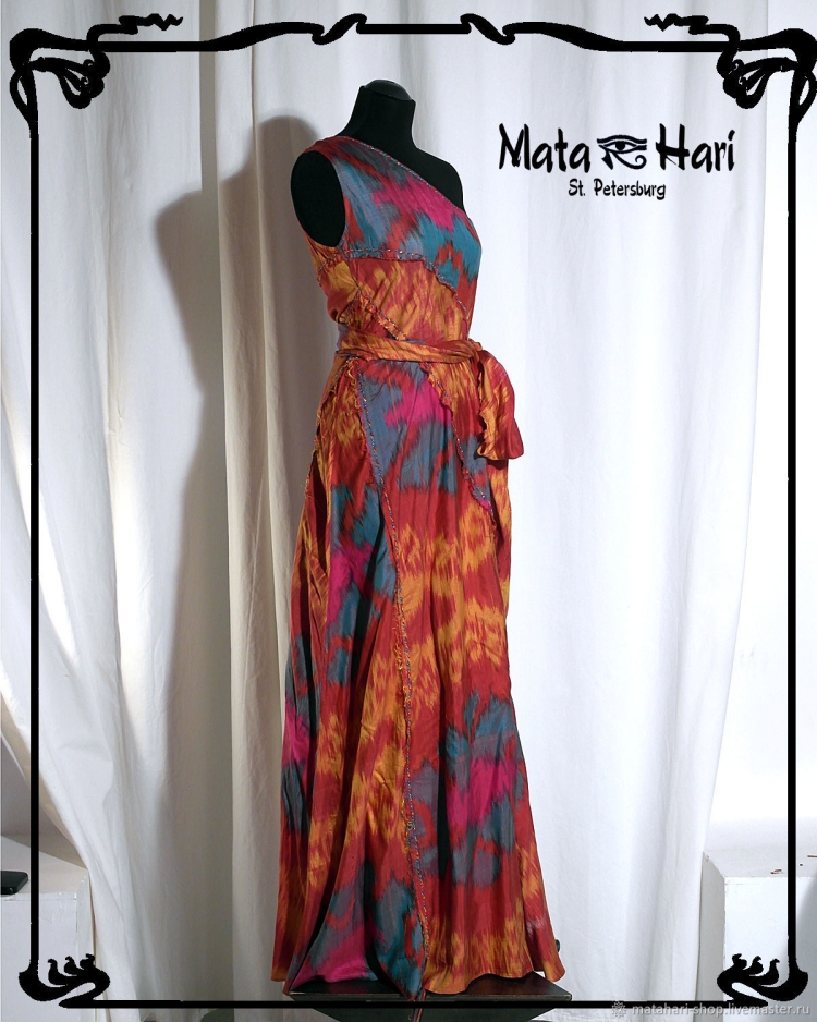 Узбекские шелковые платья