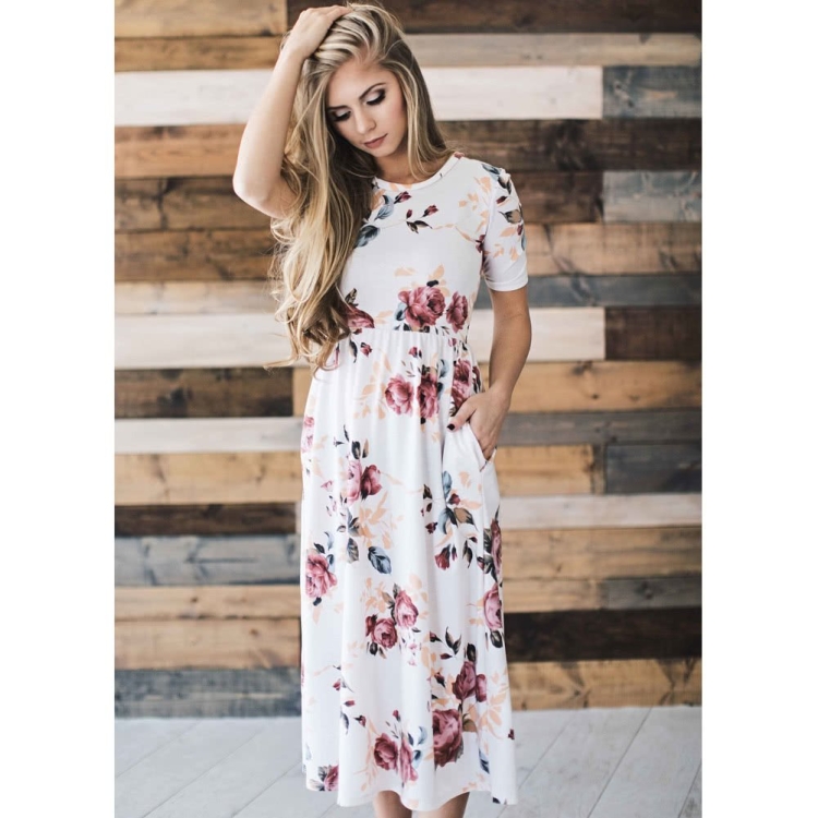 Платье макси Floral