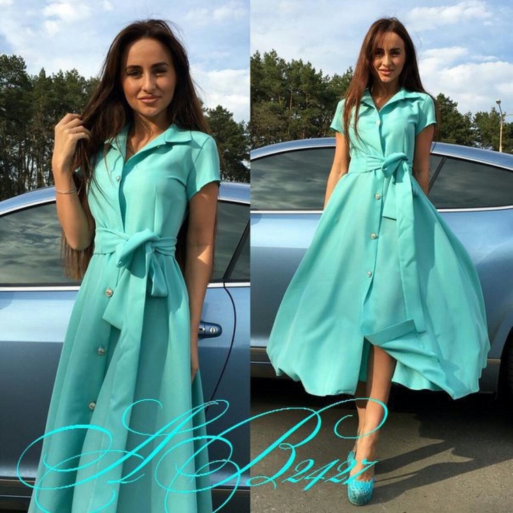 Длинные летние платья