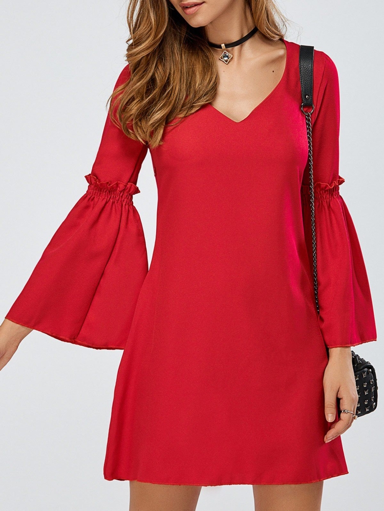 Необычные рукава на платье