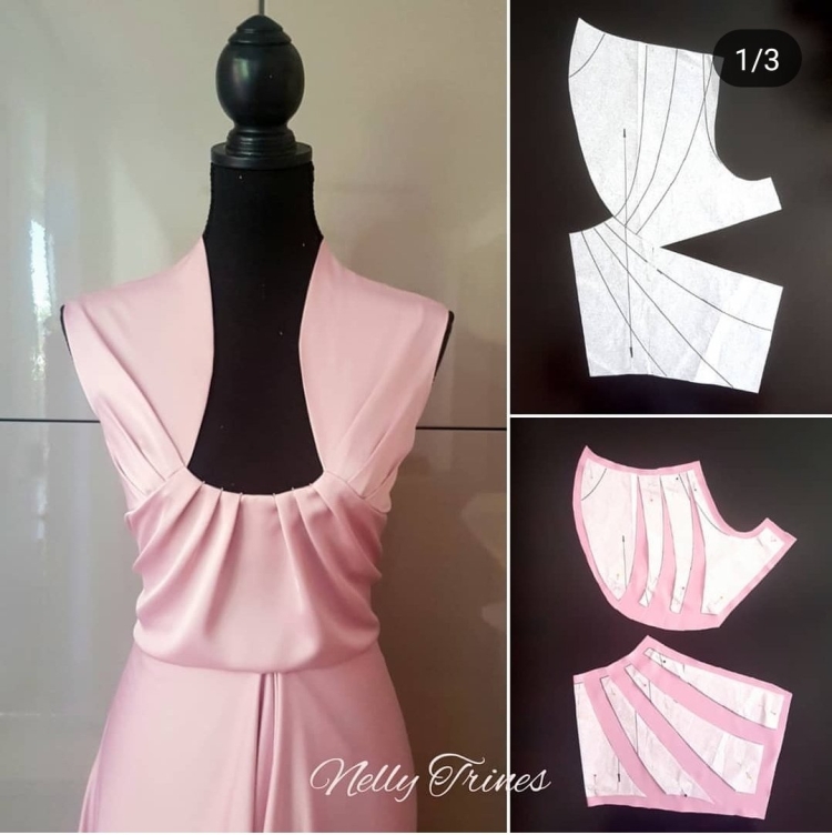 Черное стильное платье