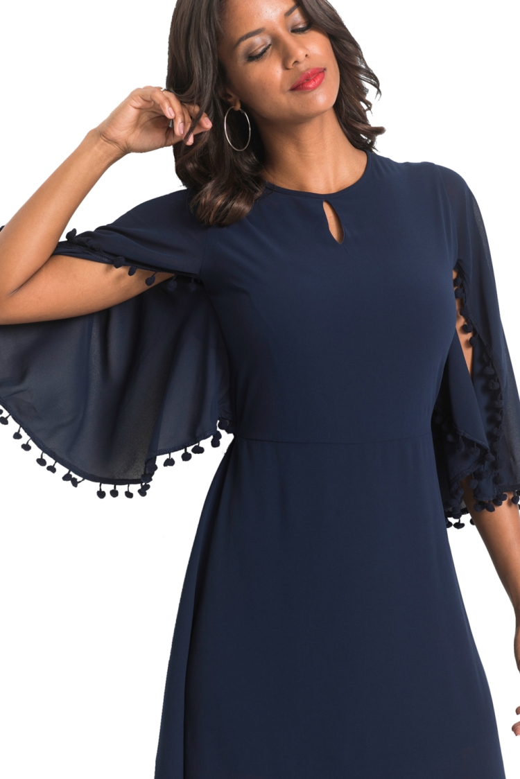 Платье женское с воланами