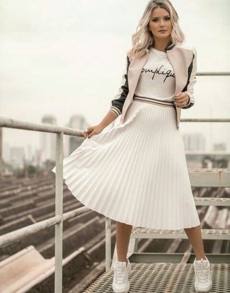 Платье плиссе